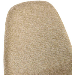 Sedia da pranzo Napier, tessuto tortora