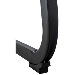 Sedia da pranzo Vermont, velluto, nero