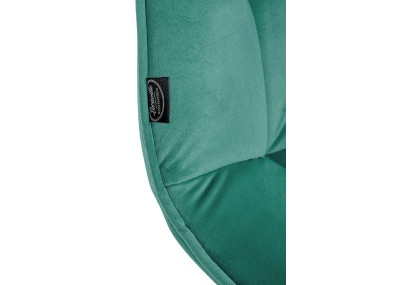 Chaise de salle à manger Vermont, velours vert