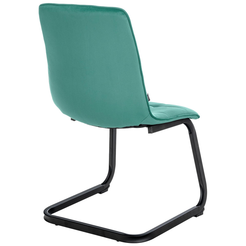 Cadeira de jantar Vermont, veludo verde