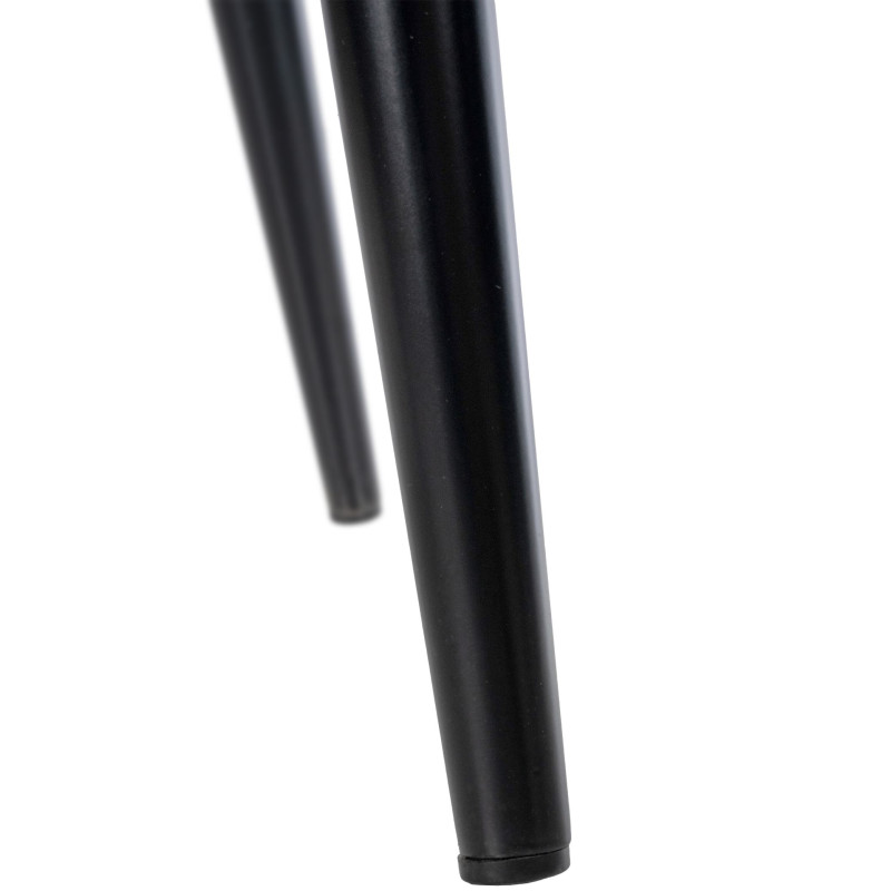 Stanley Silla de Comedor, Terciopelo, Gris Oscuro