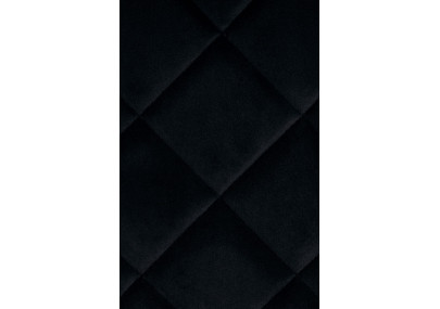 Ressorts de chaise en velours noir