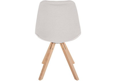 Sedia Sofia, tessuto Square, crema