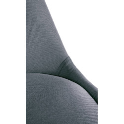 Sedia Sofia, tessuto Square, grigio chiaro