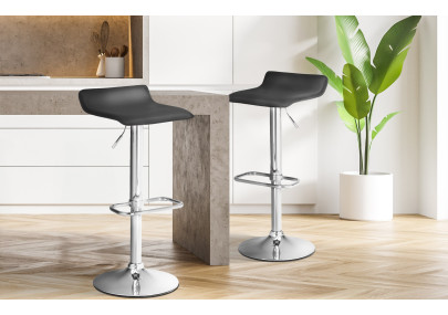Tabouret de bar noir DYN