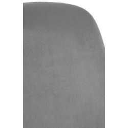 Victoria Silla de Comedor, Terciopelo Gris