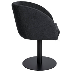 Chaise Gambo, feutre, anthracite