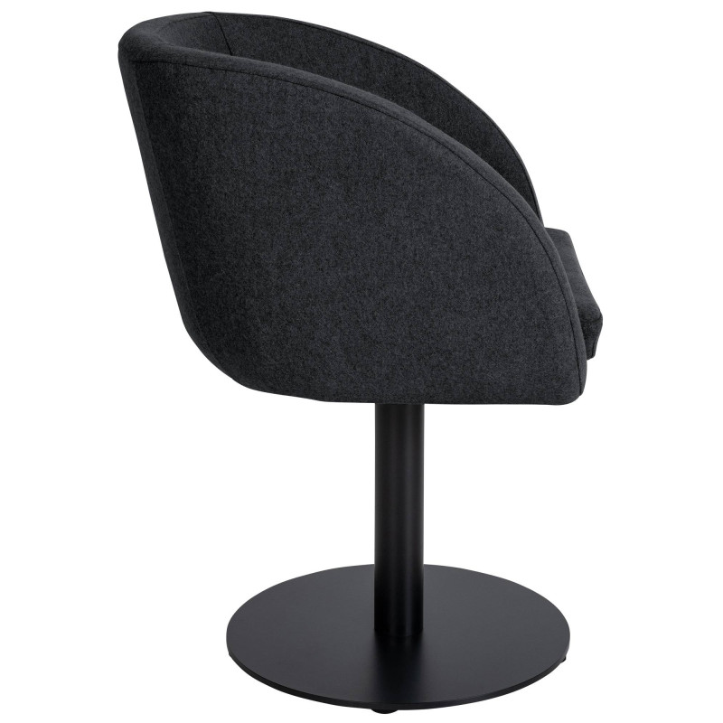 Sedia Gambo, feltro, antracite