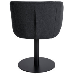 Sedia Gambo, feltro, antracite