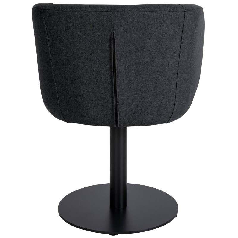 Sedia Gambo, feltro, antracite
