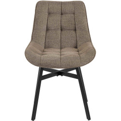 Fauteuil Colby, tissu taupe