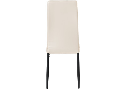 Chaise de salle à manger Mayfair, similicuir, crème