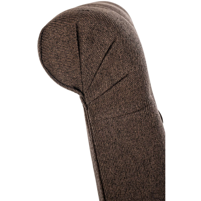 Ensemble de 2 chaises de salle à manger Lisburn, tissu marron