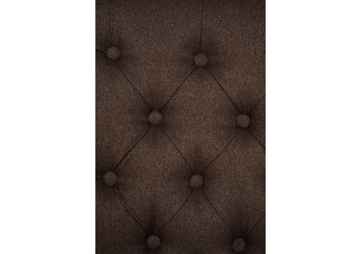 Ensemble de 2 chaises de salle à manger Lisburn, tissu marron