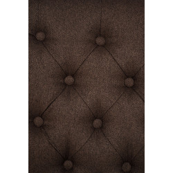 Ensemble de 2 chaises de salle à manger Lisburn, tissu marron