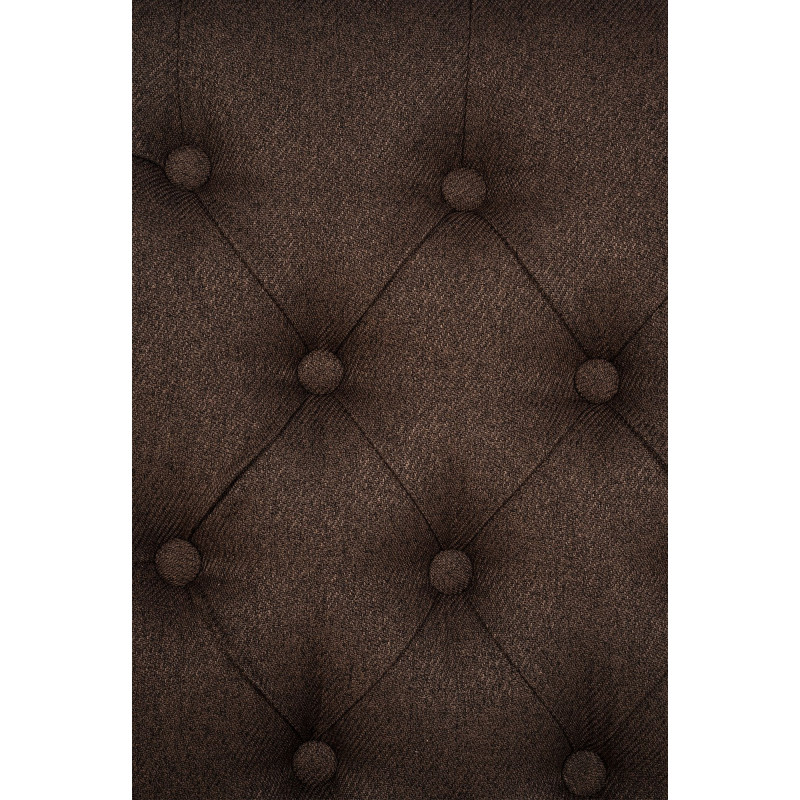 Ensemble de 2 chaises de salle à manger Lisburn, tissu marron