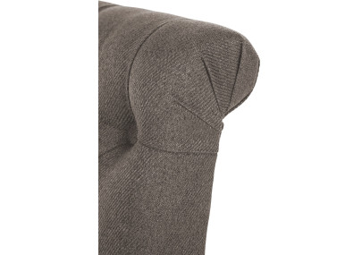 Ensemble de 2 chaises de salle à manger Lisburn, tissu taupe