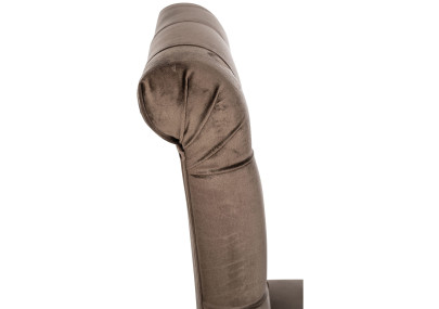 Ensemble de 2 chaises de salle à manger Lisburn en velours marron