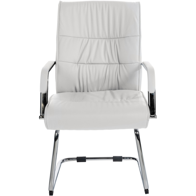 Ensemble de 2 chaises visiteurs Sievert blanches