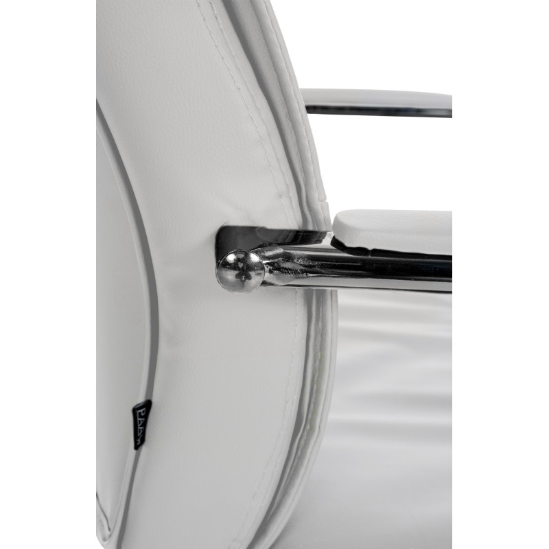 Ensemble de 2 chaises visiteurs Sievert blanches