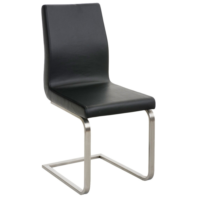 Ensemble de 2 chaises de salle à manger Belfort noires