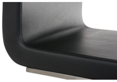 Ensemble de 2 chaises de salle à manger Belfort noires