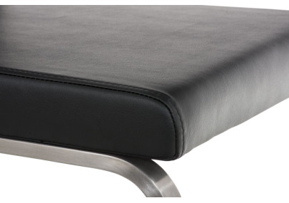 Ensemble de 2 chaises de salle à manger Belfort noires