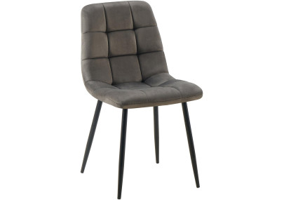 Chaise de salle à manger Antibes anthracite