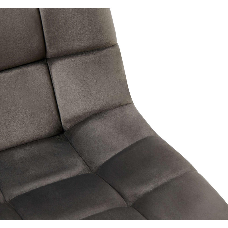 Chaise de salle à manger Antibes anthracite