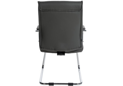 Ensemble de 2 chaises visiteurs gris Sievert