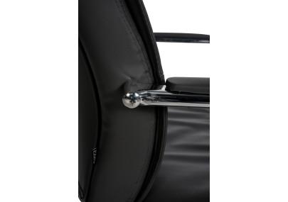 Ensemble de 2 chaises visiteurs gris Sievert