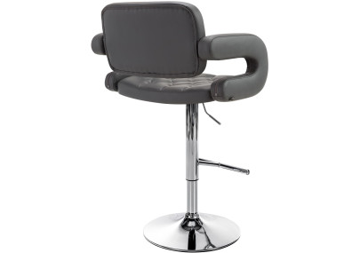 Taburete Dublin Gris,Cromado