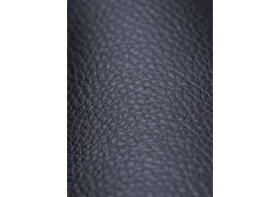 Chaise de salle à manger Foley, similicuir, noyer/noir