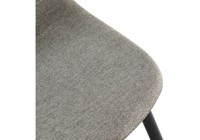 Ensemble de 4 chaises de salle à manger Napier, tissu gris clair