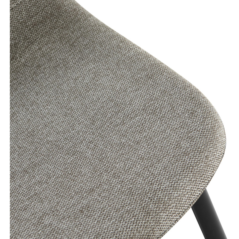 Ensemble de 4 chaises de salle à manger Napier, tissu gris clair