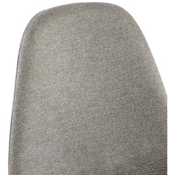 Ensemble de 4 chaises de salle à manger Napier, tissu gris clair