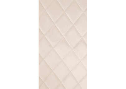 Ensemble de 4 chaises Telde en velours crème