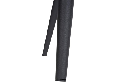 Ensemble de 4 chaises Telde en velours crème