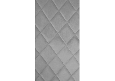 Ensemble de 4 chaises Telde en velours gris