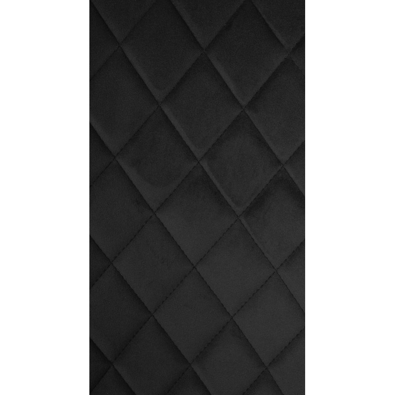 Ensemble de 4 chaises Telde en velours noir