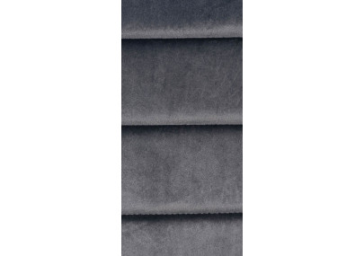 Ensemble de 4 chaises de salle à manger Mayfair en velours gris