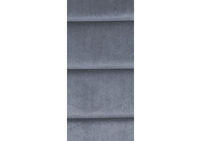 Ensemble de 4 chaises de salle à manger Mayfair en velours gris clair