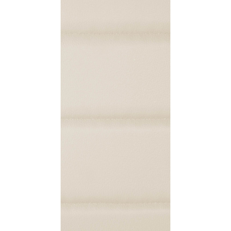 Ensemble de 6 chaises de salle à manger Mayfair en similicuir crème