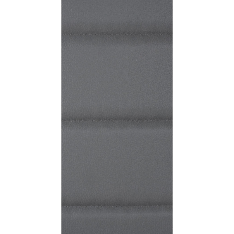 Ensemble de 6 chaises de salle à manger Mayfair, en similicuir gris