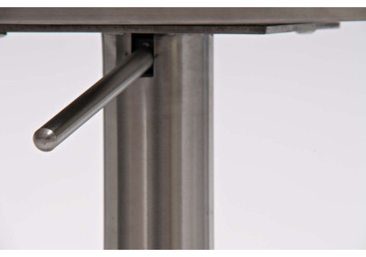 Tabouret de bar Panama E, similicuir, gris