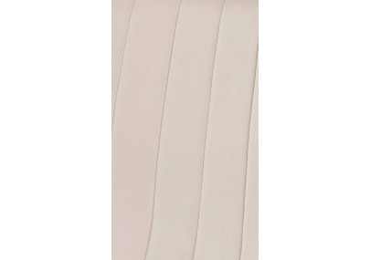 Ensemble de 4 chaises en velours crème Dijon