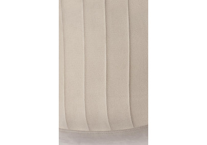 Chaise de salle à manger Baxter, velours gris