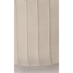 Chaise de salle à manger Baxter, velours gris