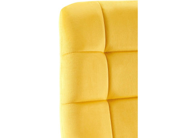 Chaise de salle à manger jaune Antibes