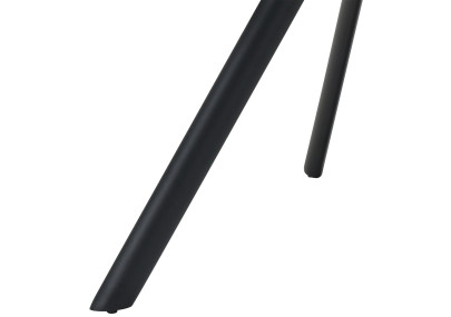 Chaise de salle à manger Scott, tissu gris foncé